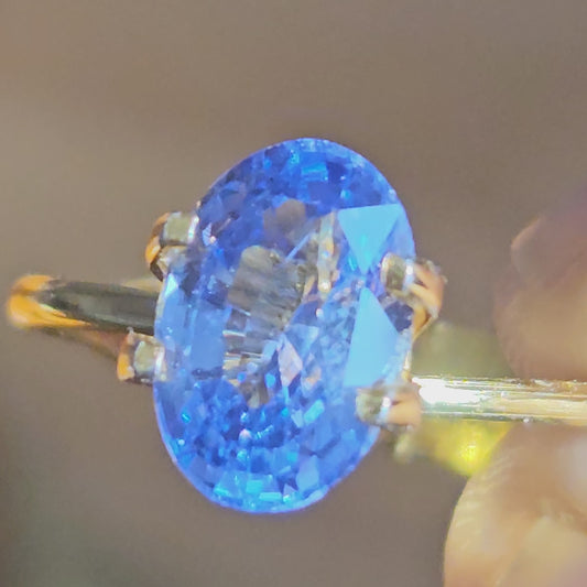 Blue Sapphire heated 2.30crt