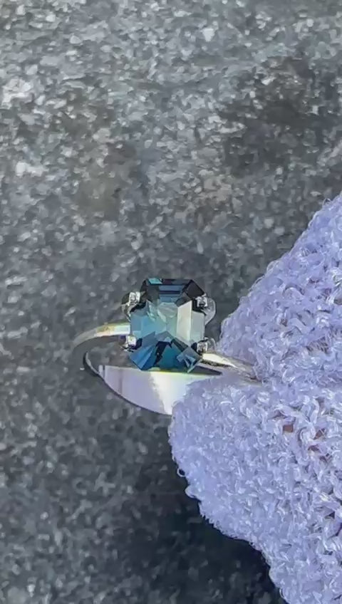 Teal Sapphire Natural 2.20crt