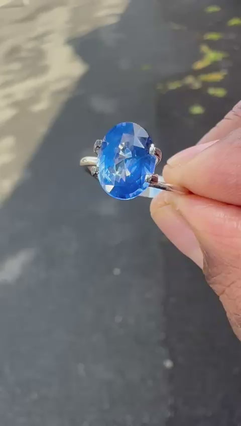 Blue Sapphire Royal 3.52crt