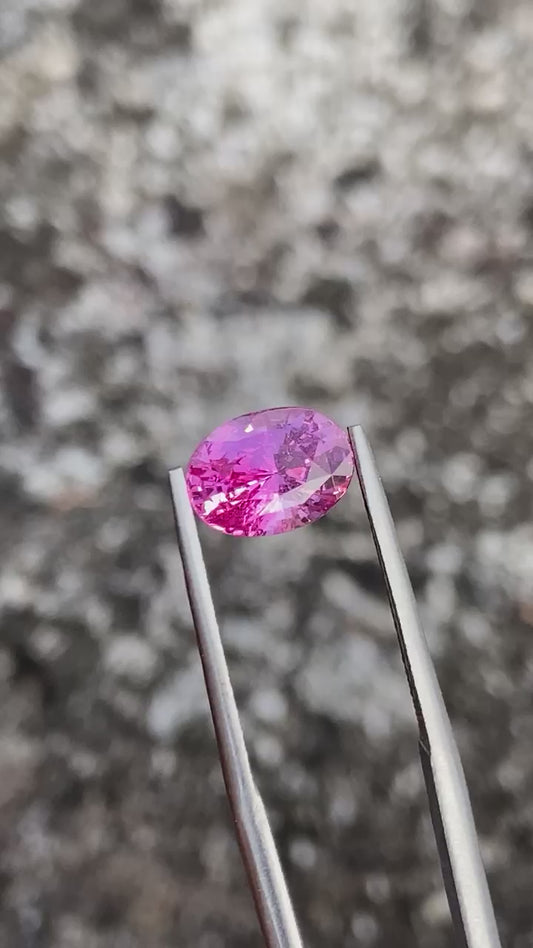 Pink Sapphire Natural Unheated 3.07ct