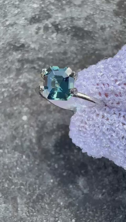 Teal Sapphire Natural 2.15crt